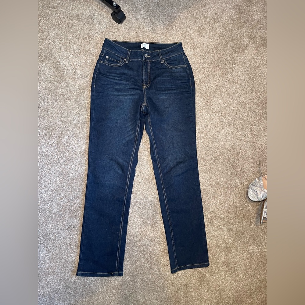 Time and Tru Indigo Straight Leg Jeans